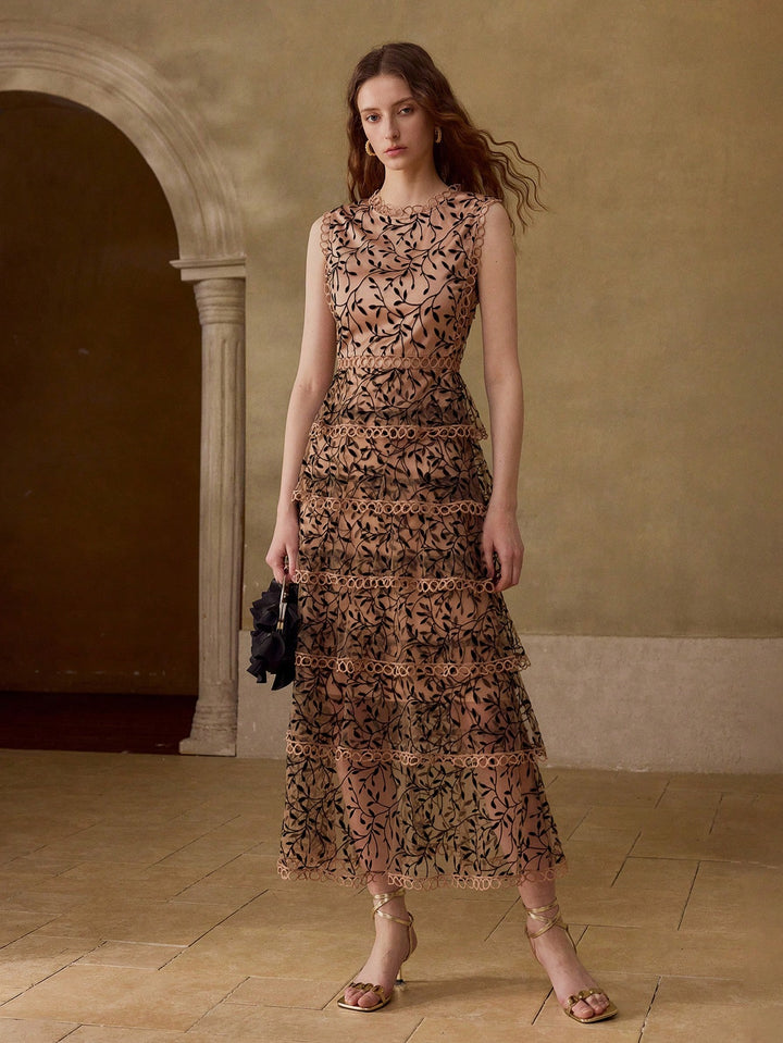 Rochie maxi SHEIN, portocaliu