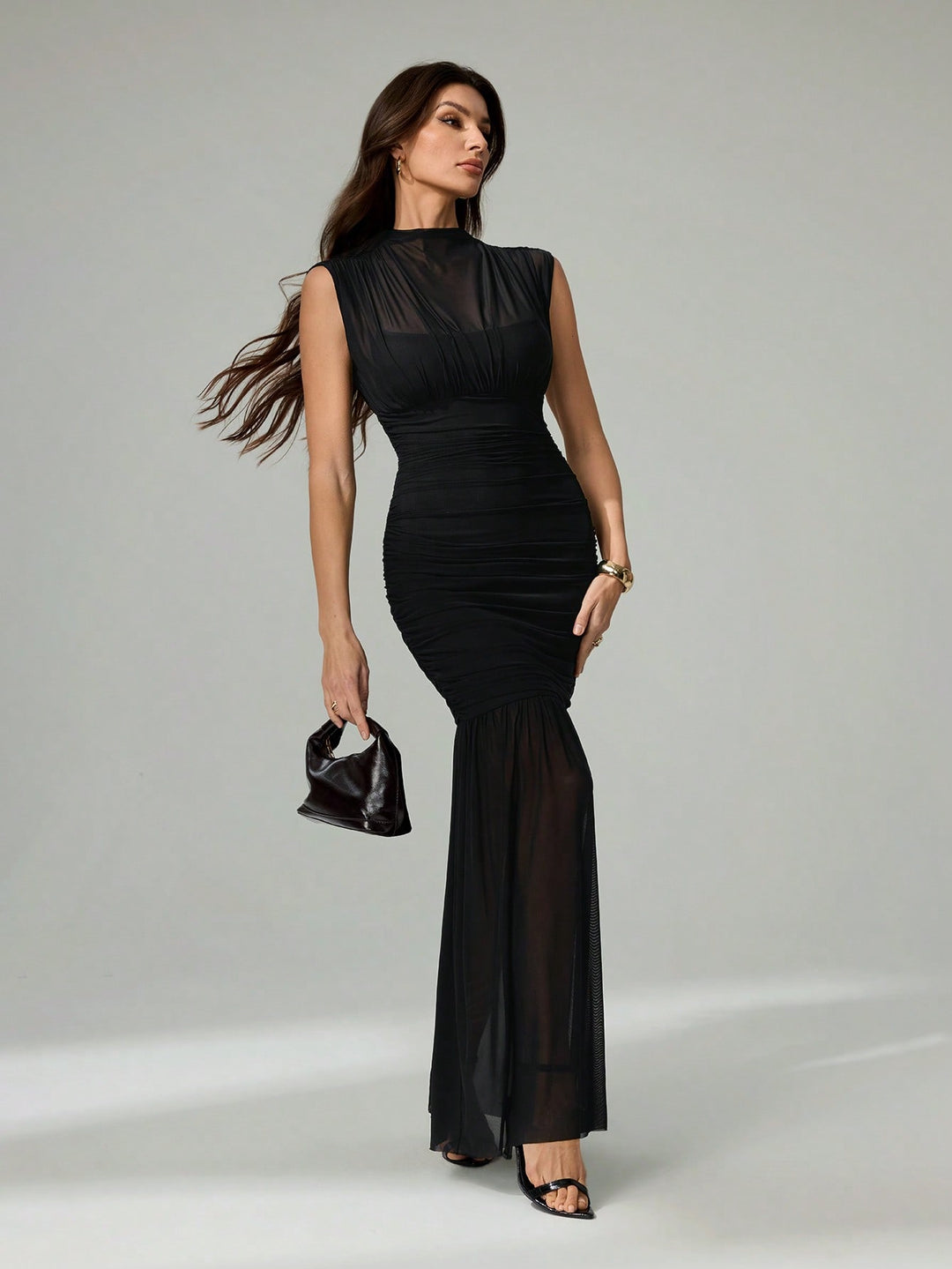 Rochie maxi SHEIN, negru