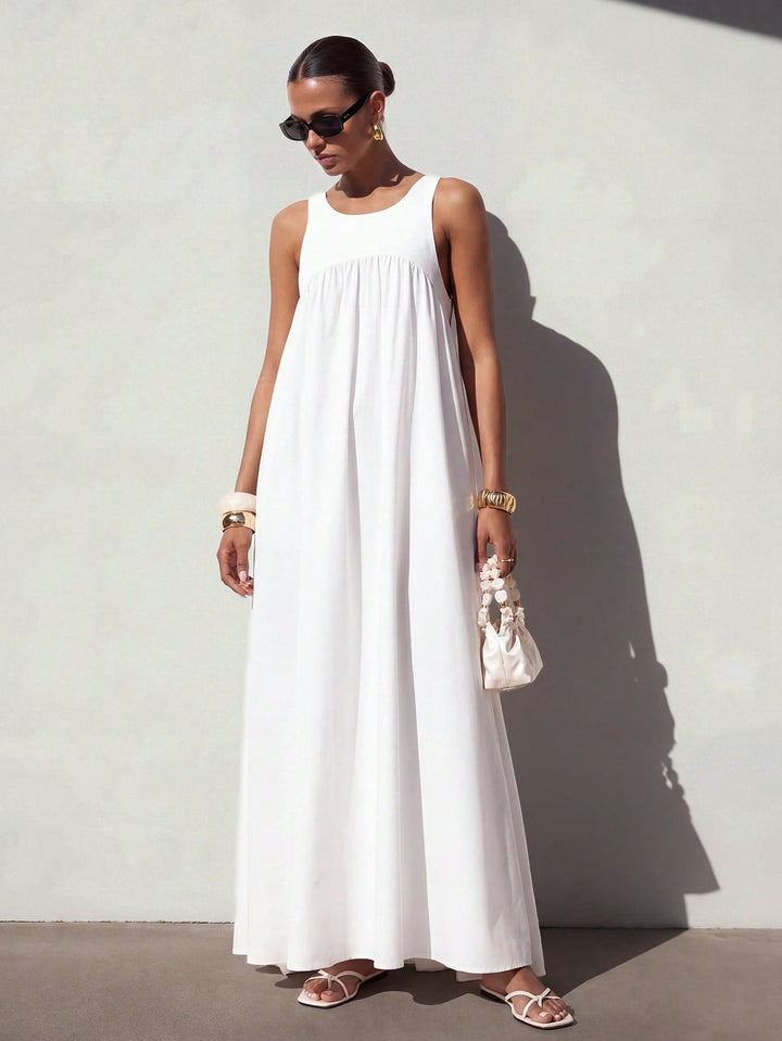 Rochie maxi SHEIN, alb