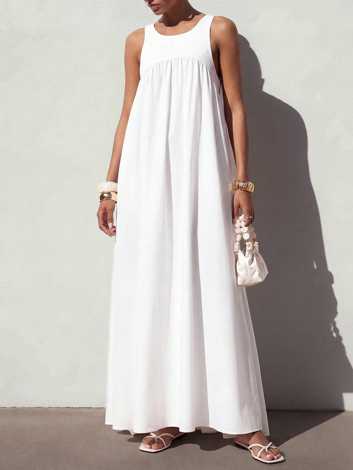 Rochie maxi SHEIN, alb