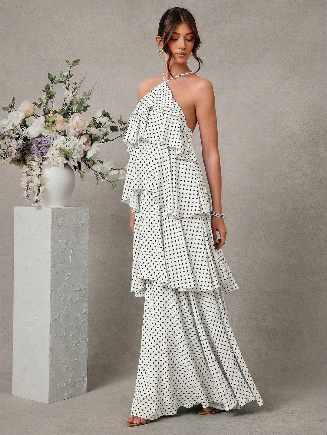 Rochie maxi SHEIN, negru