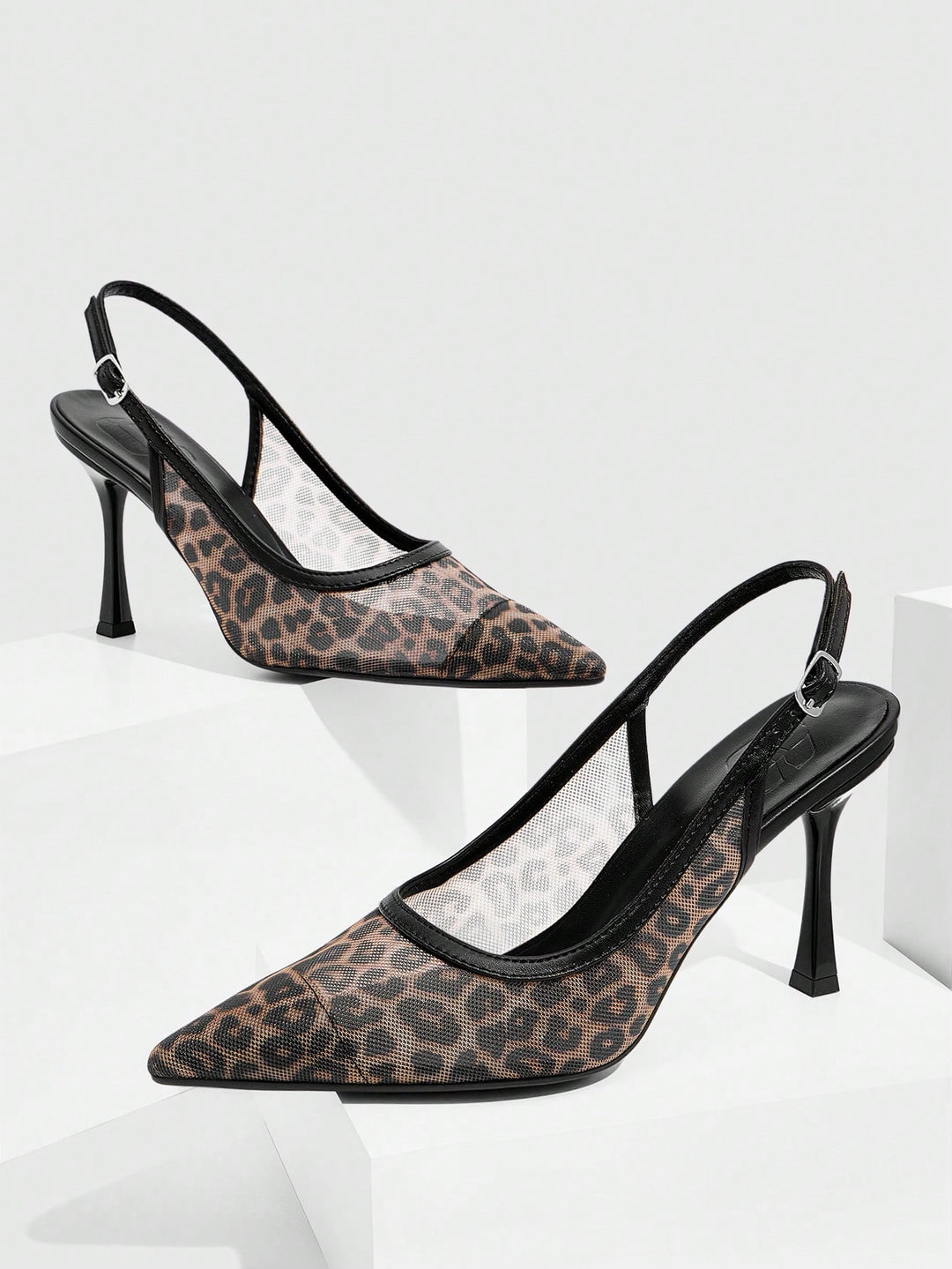 Pantofi cu toc SHEIN, negru