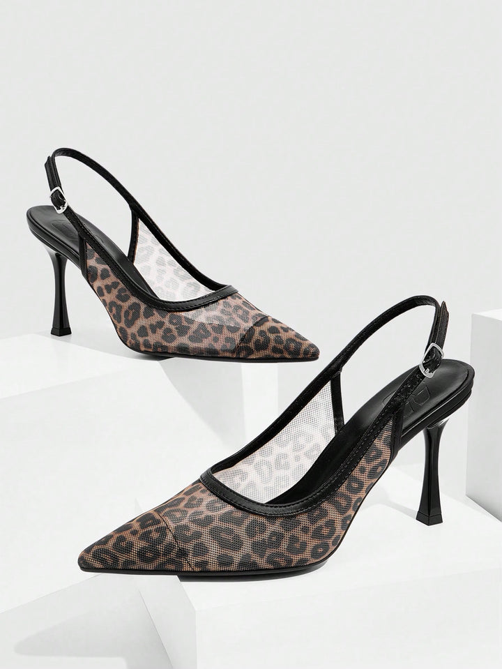 Pantofi cu toc SHEIN, negru
