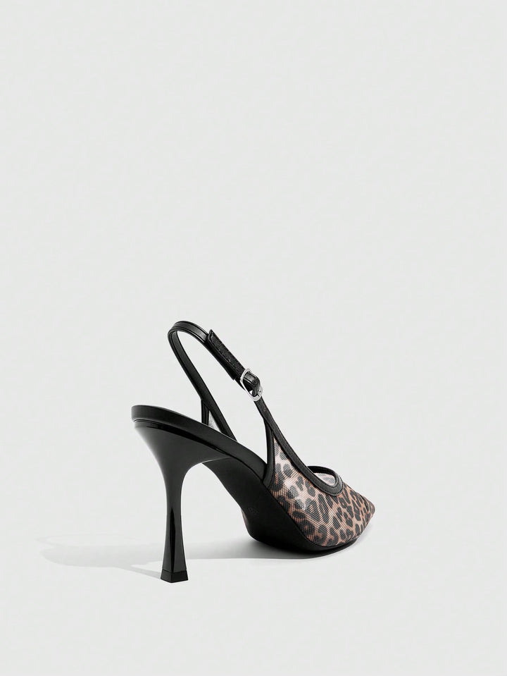 Pantofi cu toc SHEIN, negru