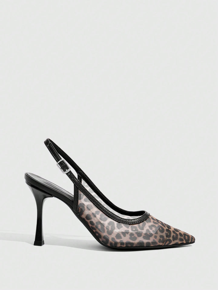 Pantofi cu toc SHEIN, negru