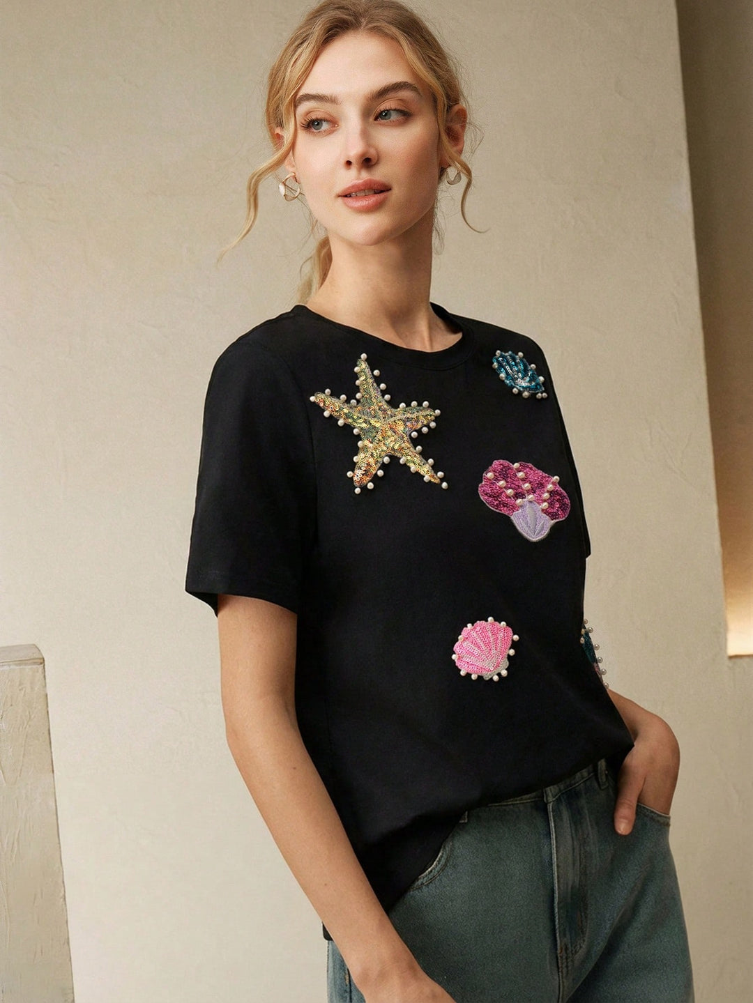 Tricou SHEIN, negru