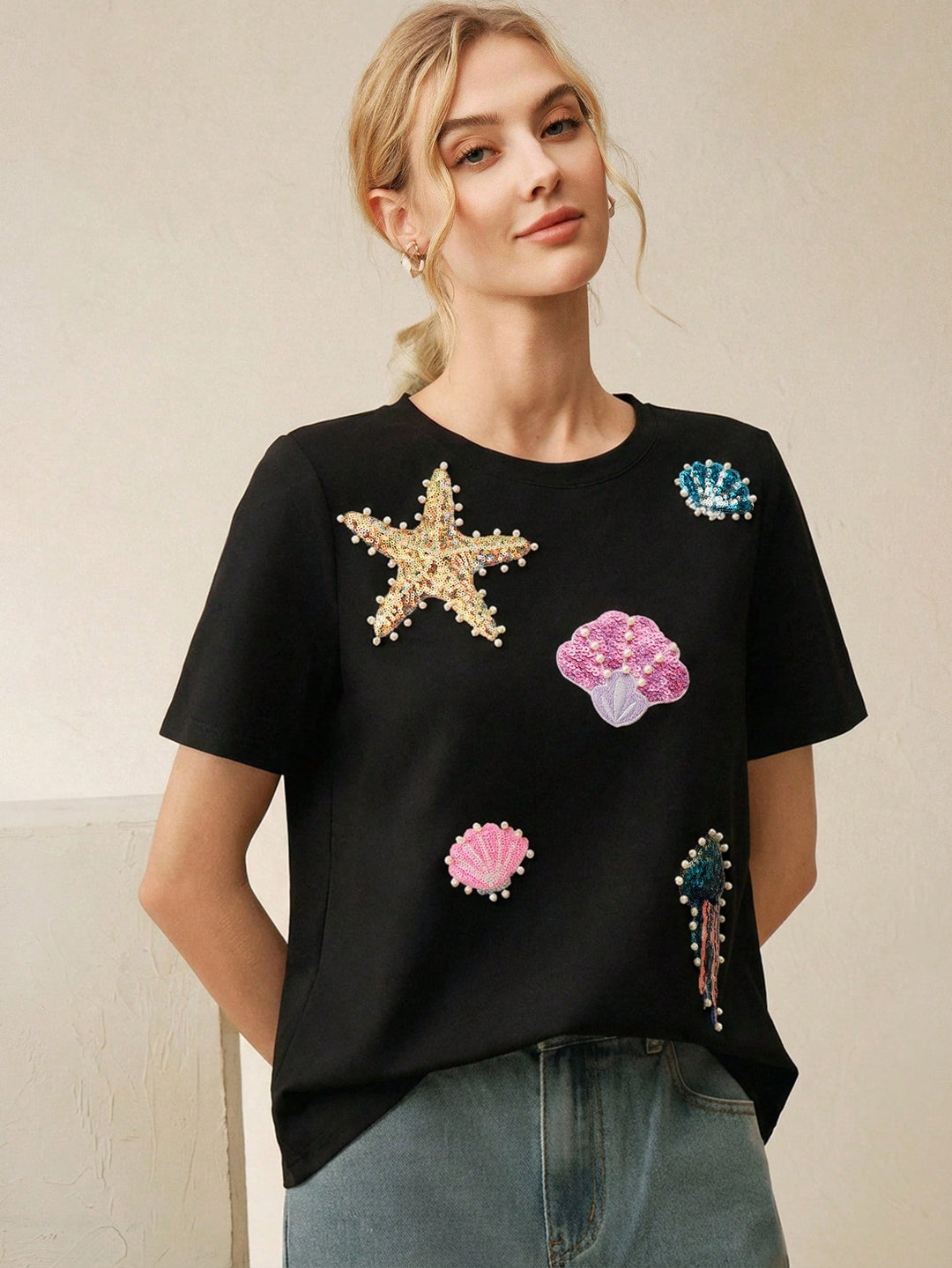 Tricou SHEIN, negru