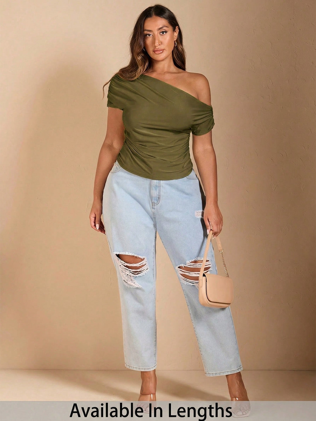 Tricou SHEIN, kaki