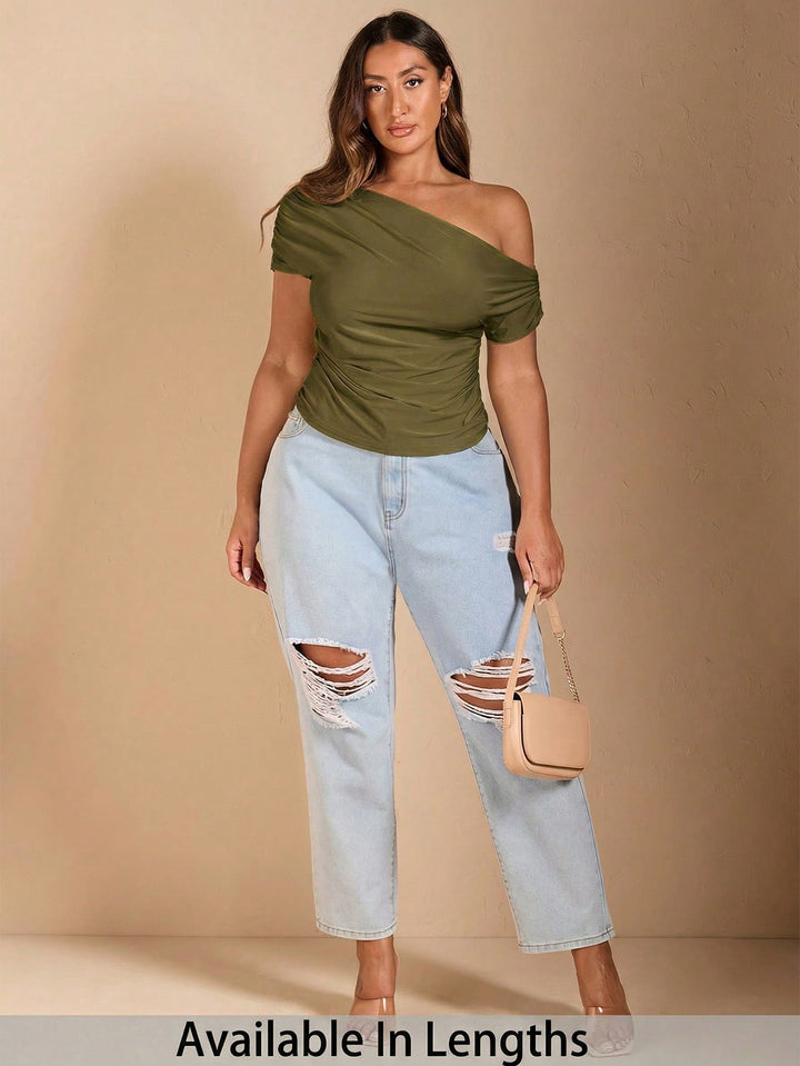 Tricou SHEIN, kaki