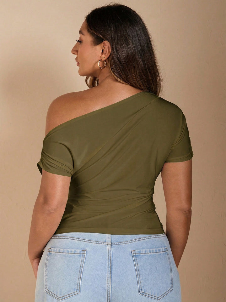 Tricou SHEIN, kaki