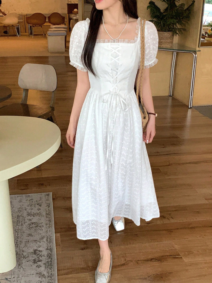 Rochie maxi SHEIN, alb