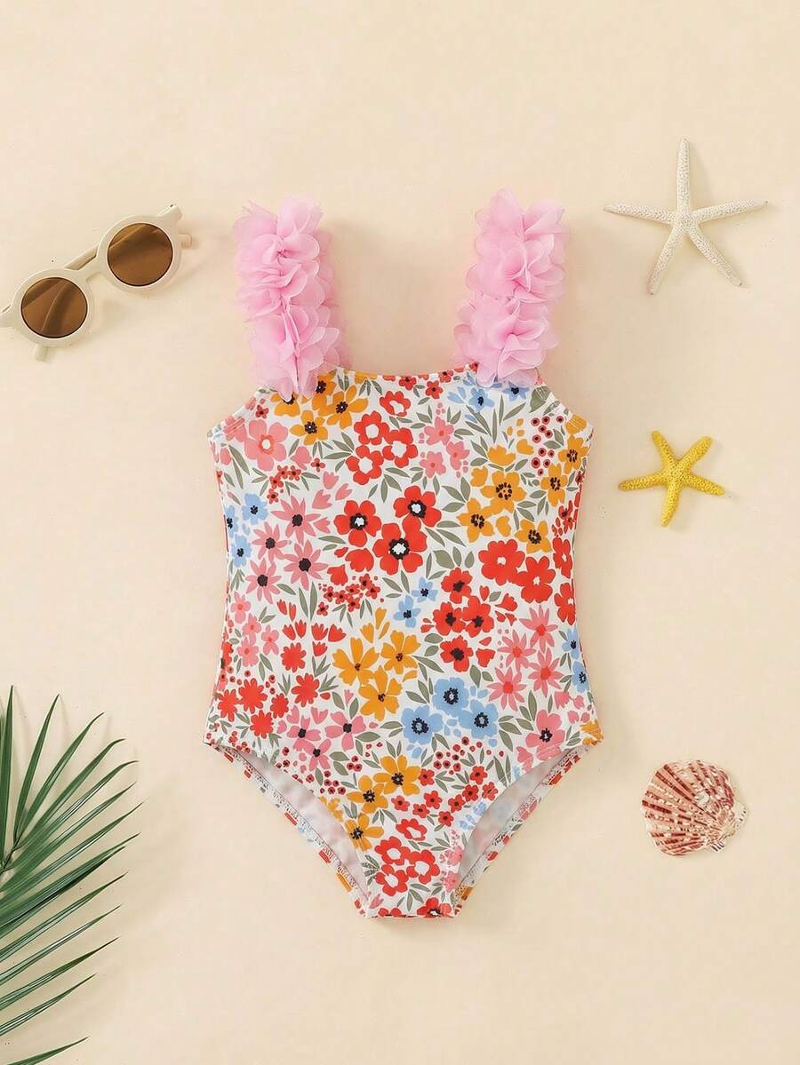 Costum de baie SHEIN, mix culori