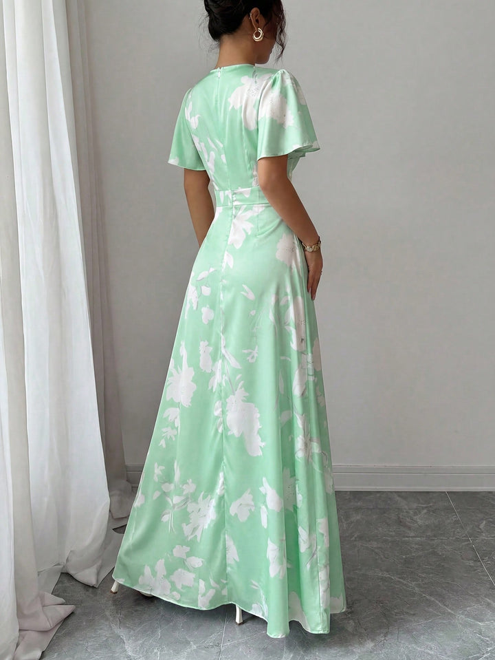 Rochie maxi SHEIN, verde