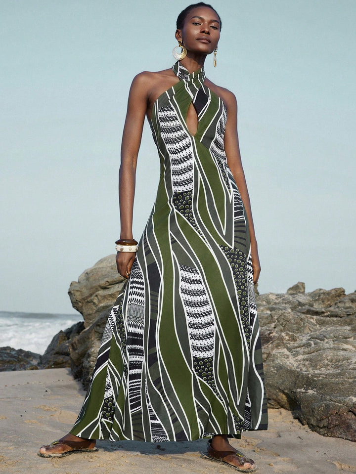 Rochie maxi SHEIN, mix culori