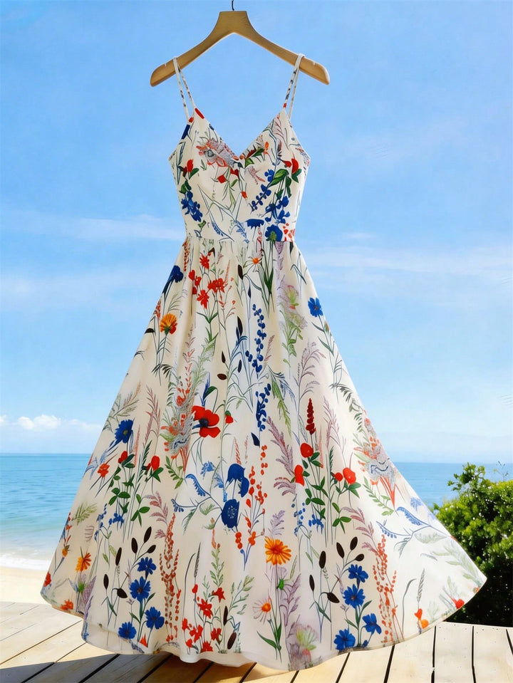 SHEIN maxi ruha, bézs