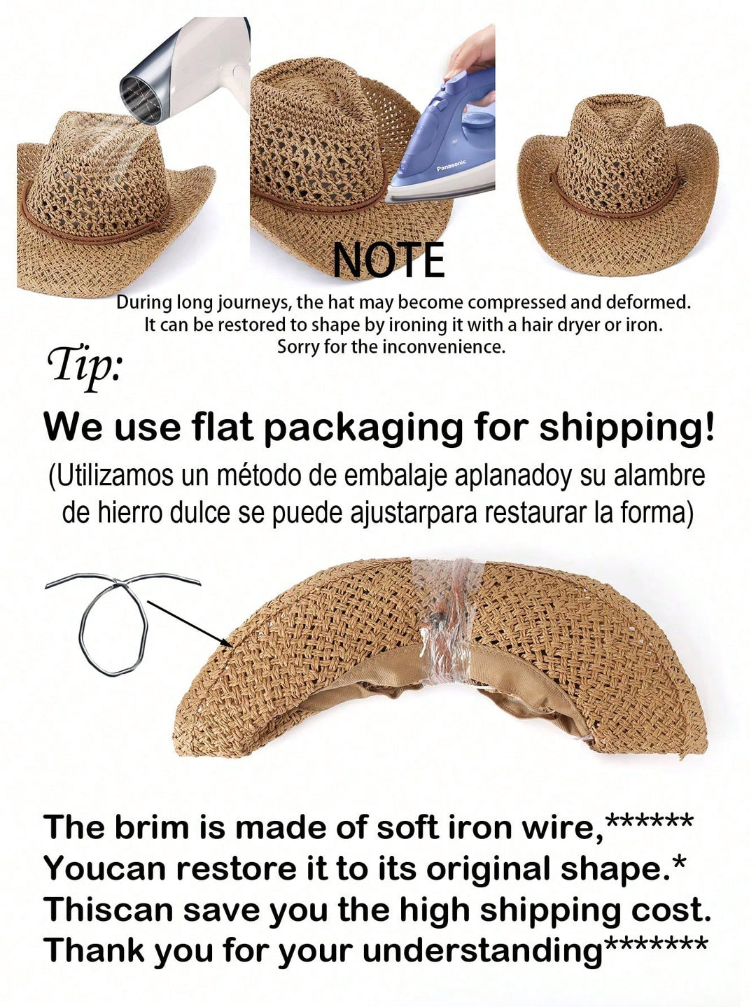 Pălărie de paie SHEIN
