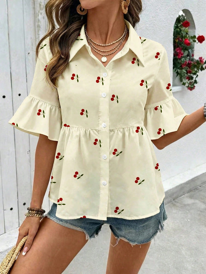 Top SHEIN, galben