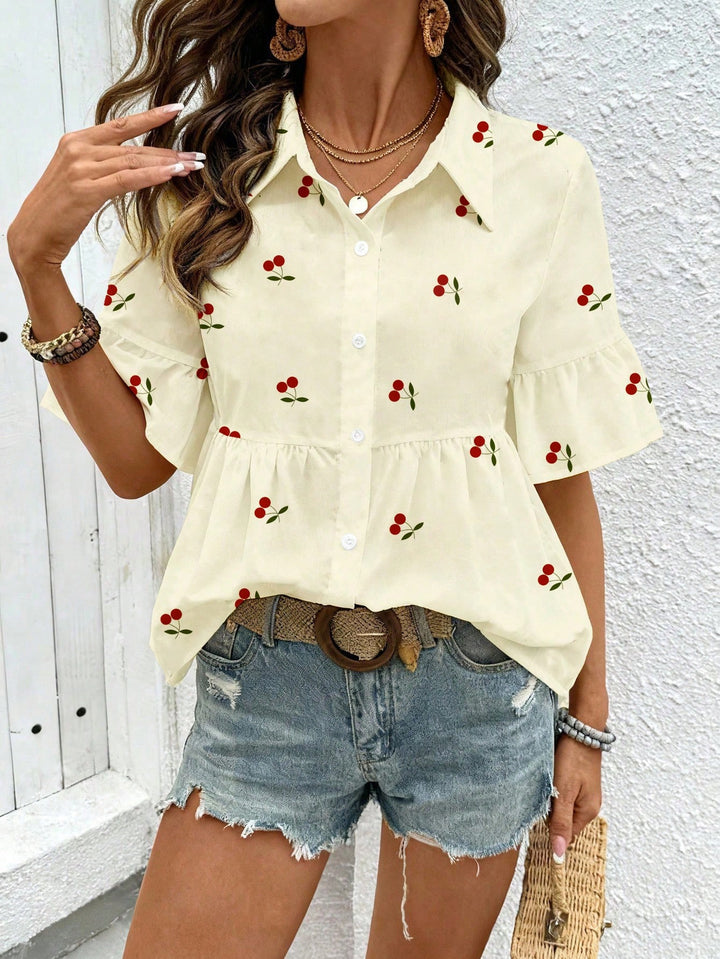 Top SHEIN, galben