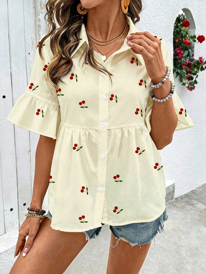 Top SHEIN, galben