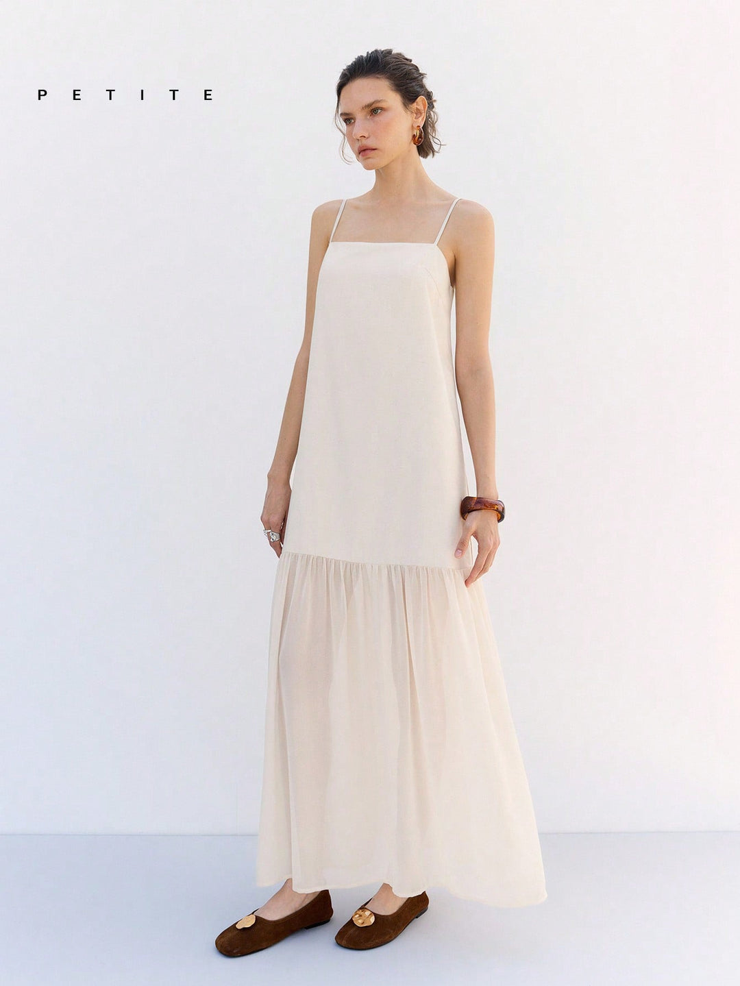 SHEIN Maxi Dress, Beige