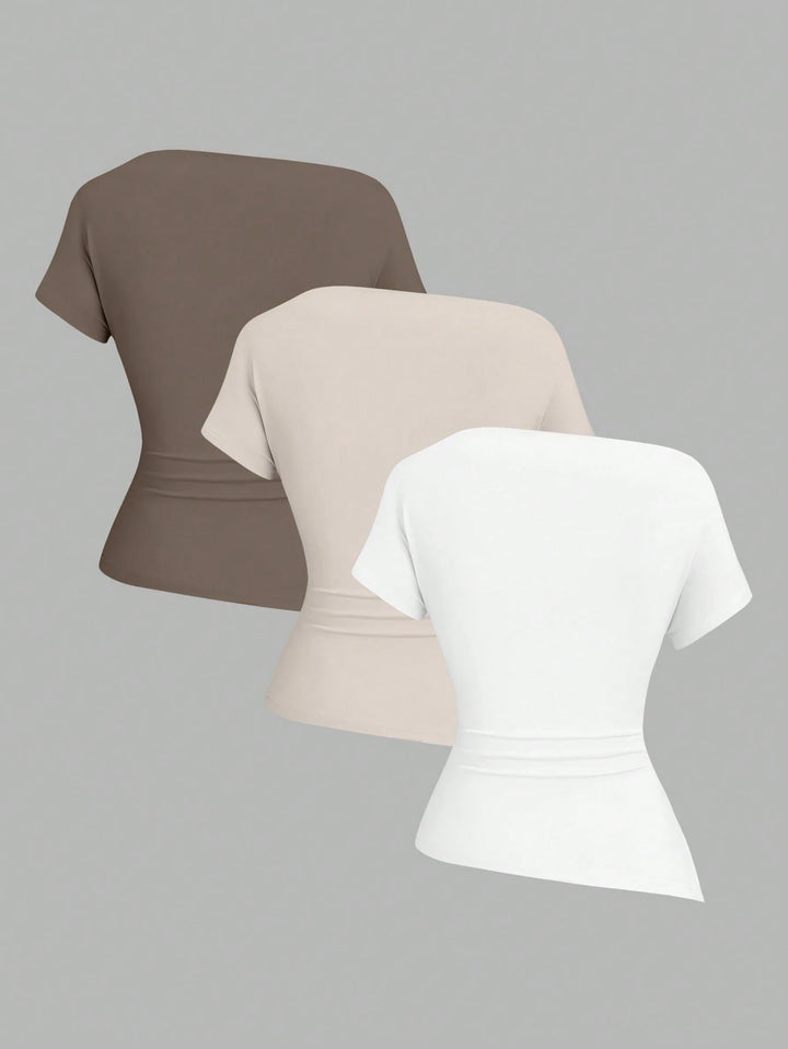 Set tricou SHEIN, mix culori