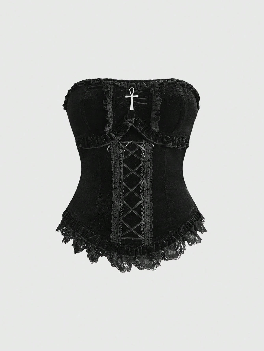 Top SHEIN, negru