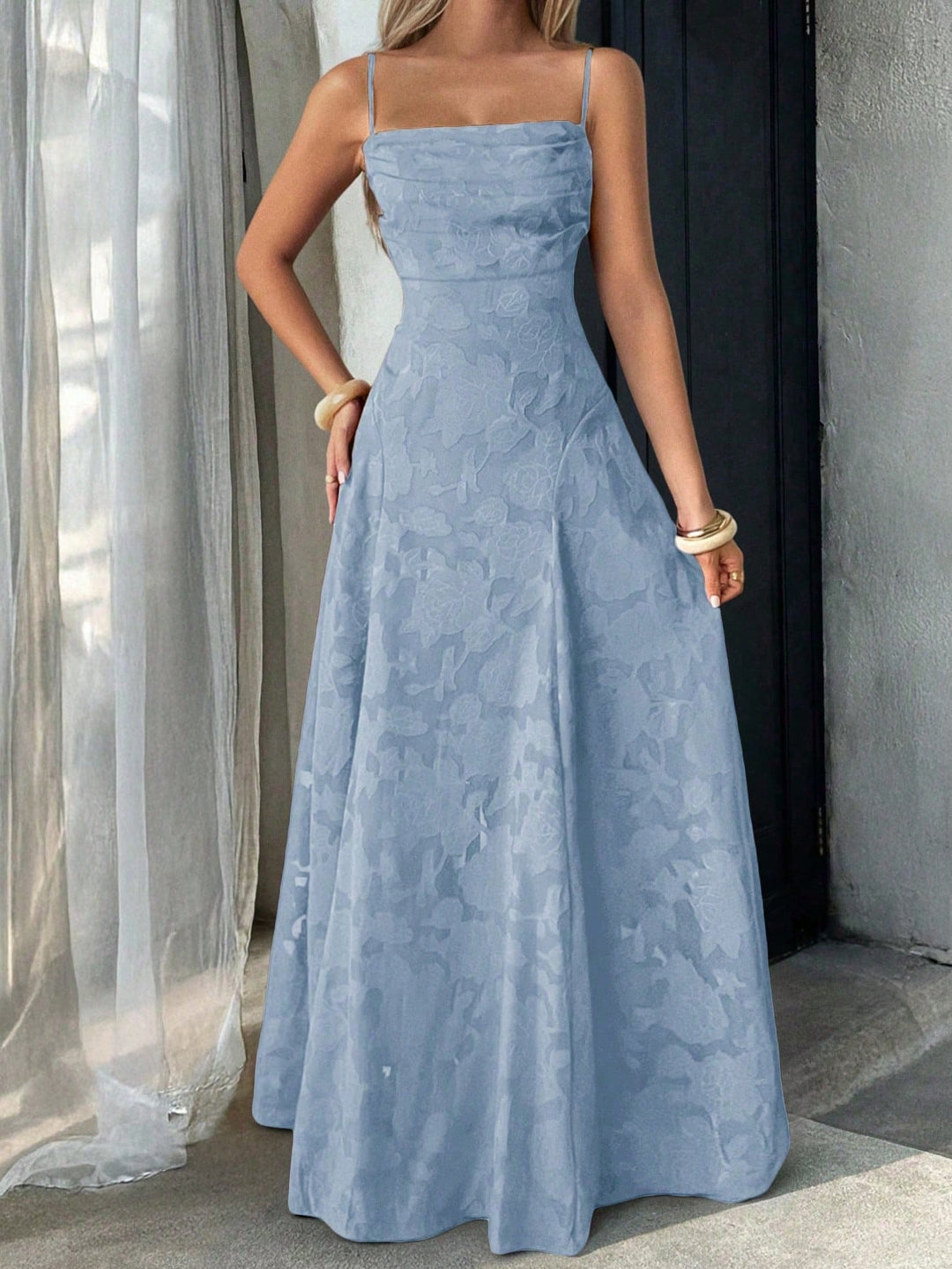 Rochie maxi SHEIN, albastru