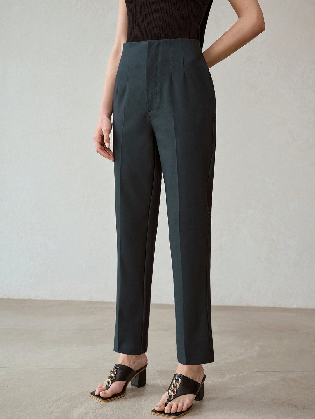 Pantalon SHEIN, verde