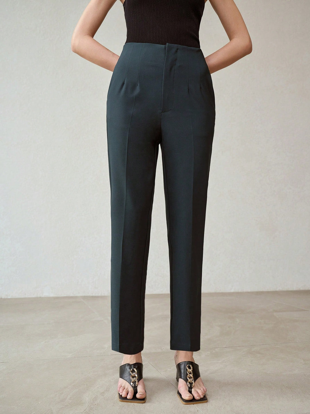 Pantalon SHEIN, verde