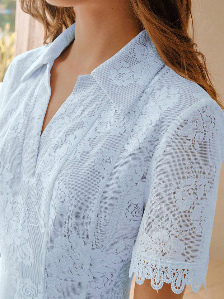 Rochie midi SHEIN, albastru