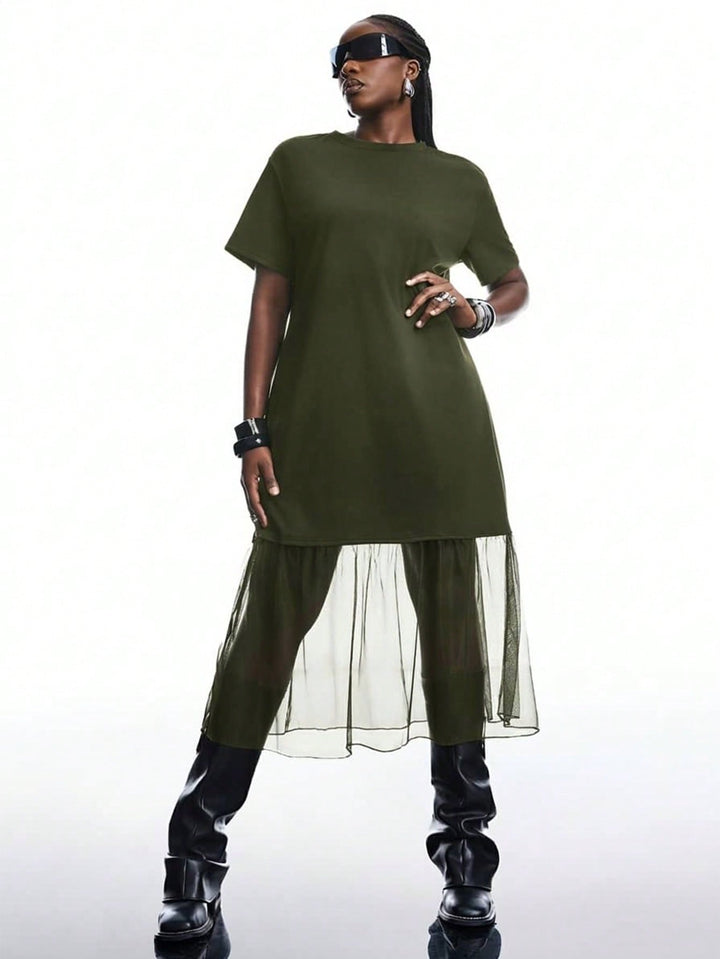 Rochie SHEIN, kaki