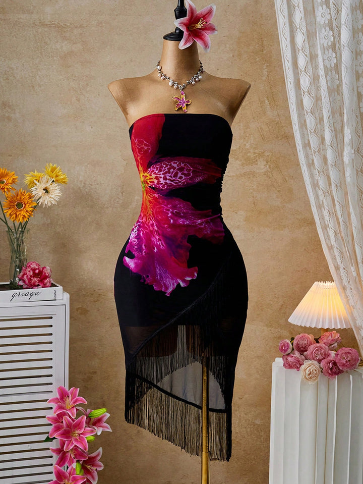 Rochie midi SHEIN, negru
