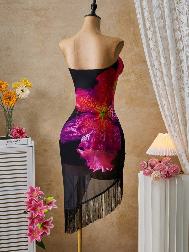 Rochie midi SHEIN, negru