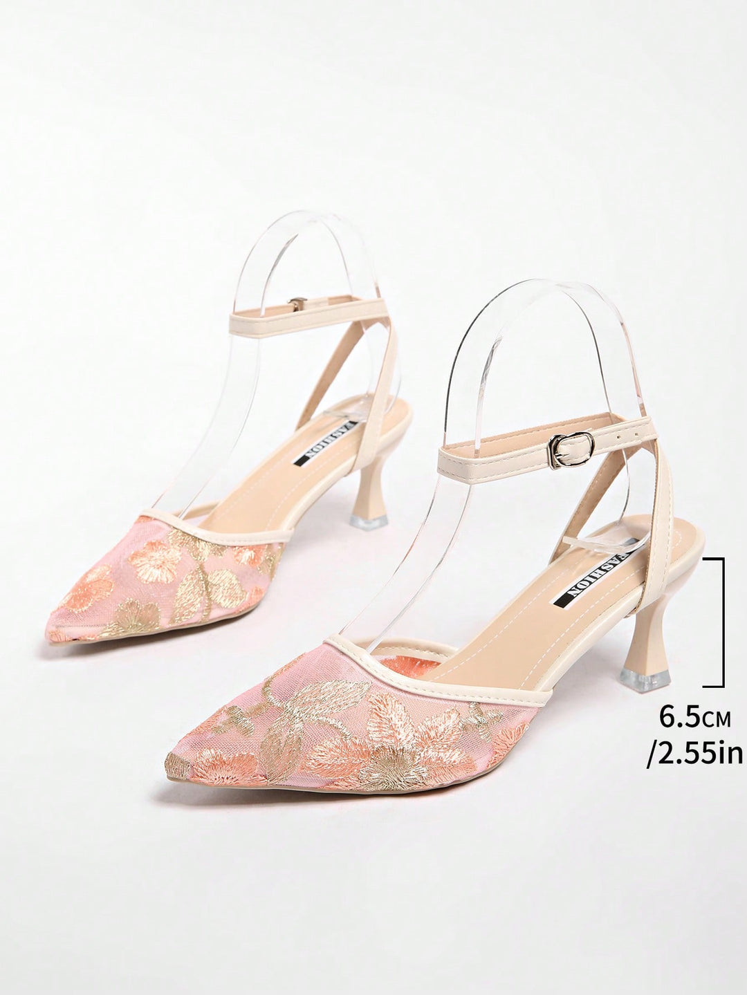 Pantofi cu toc SHEIN, roz