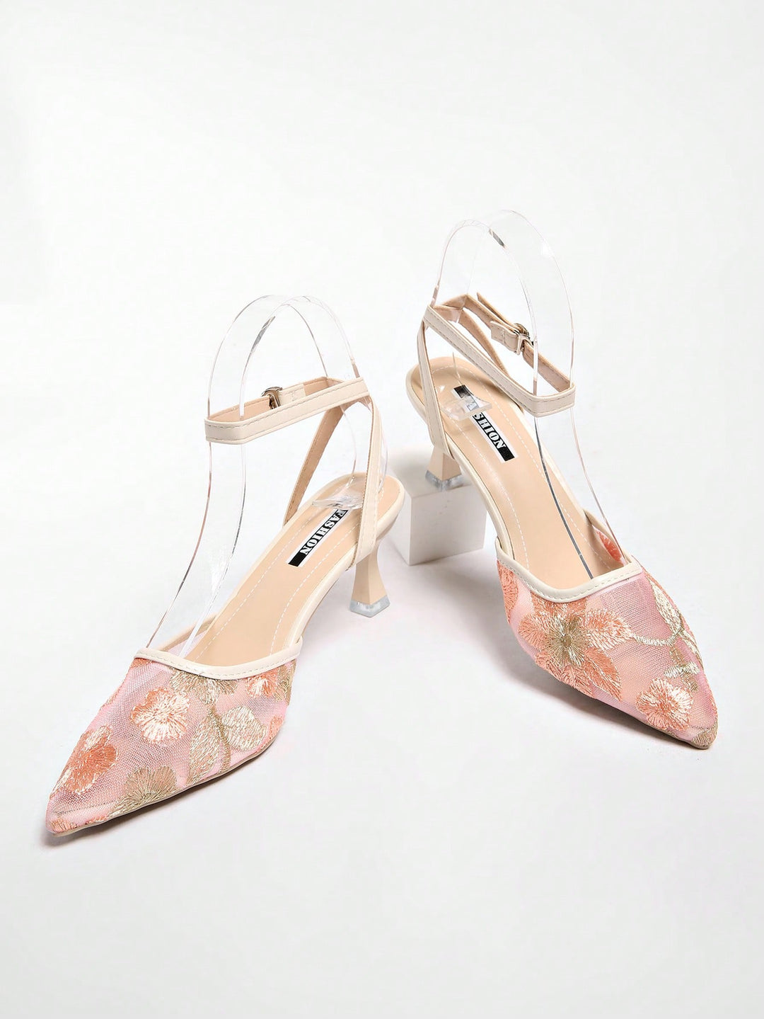 Pantofi cu toc SHEIN, roz