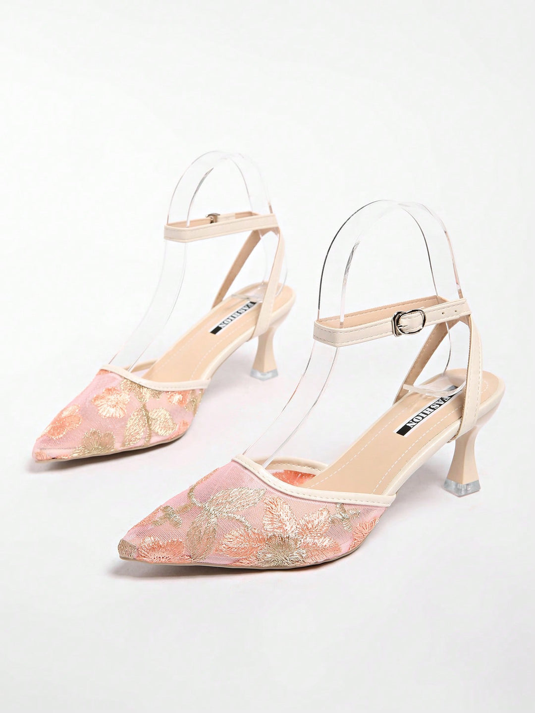Pantofi cu toc SHEIN, roz