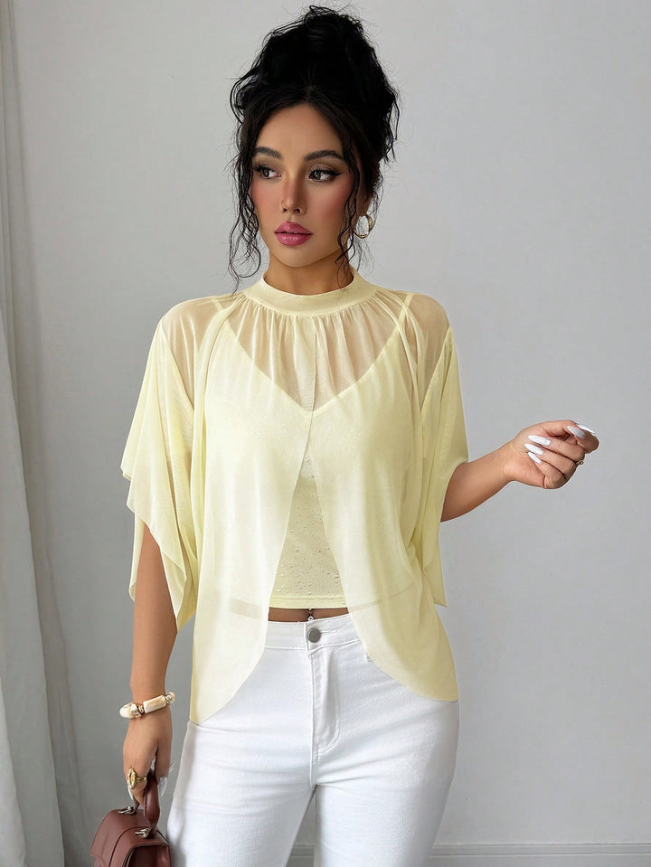 Top SHEIN, galben