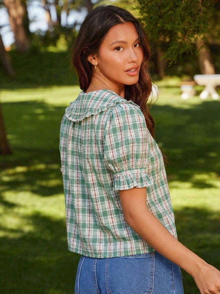 Top SHEIN, verde