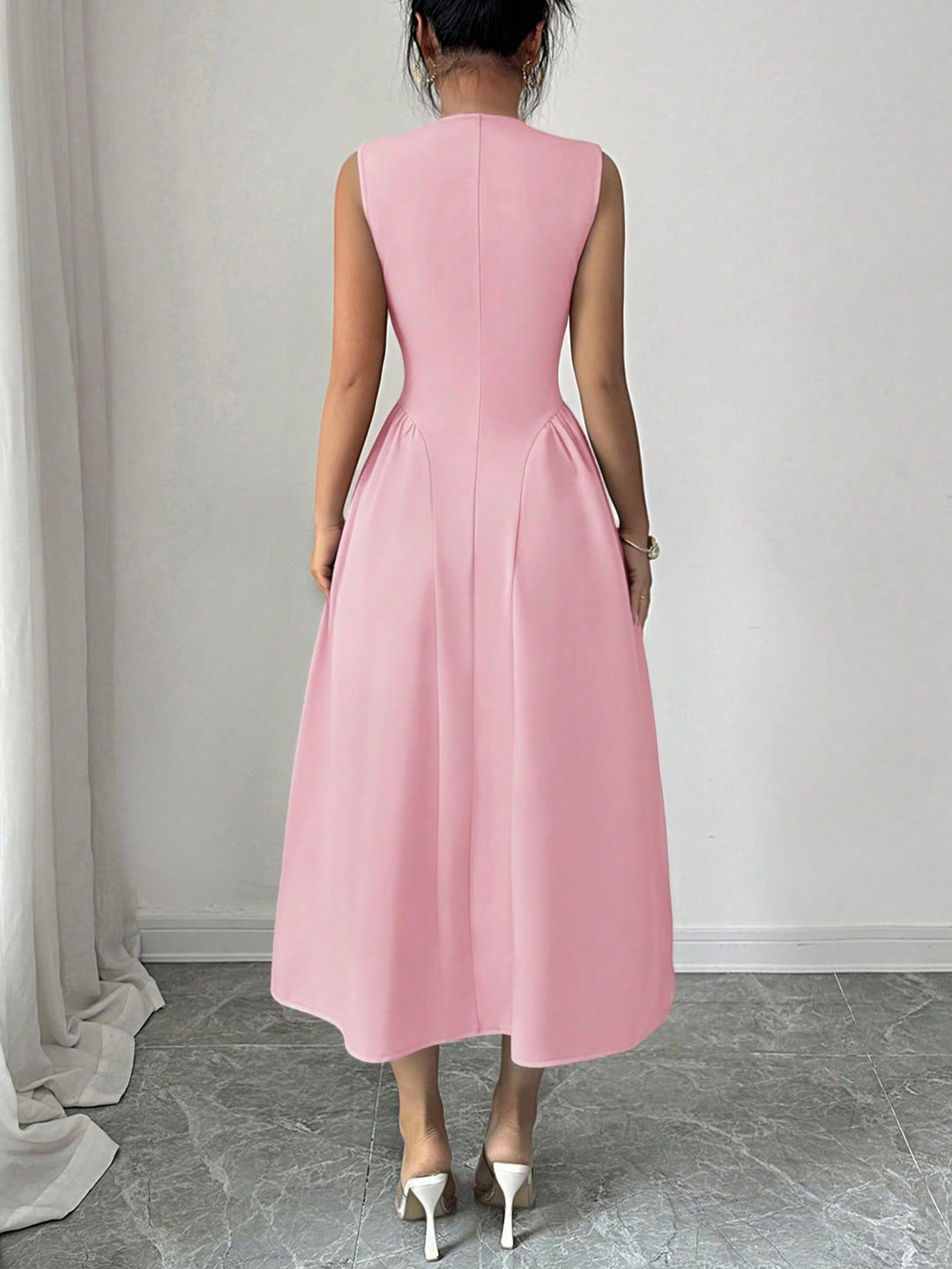 Rochie maxi SHEIN, roz