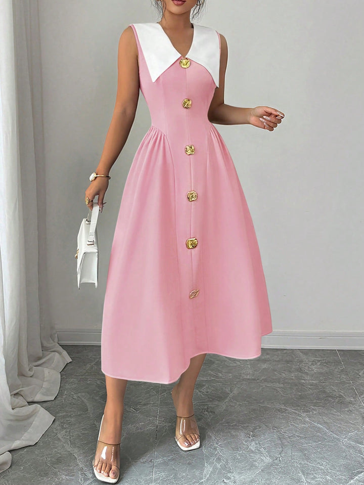 Rochie maxi SHEIN, roz