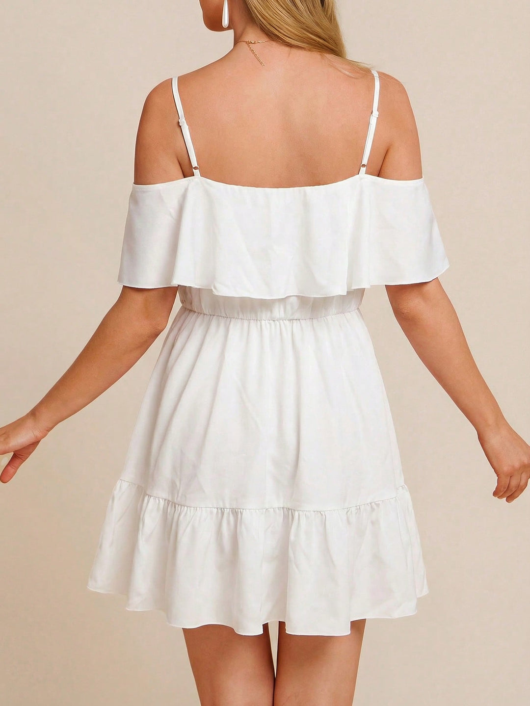 Rochie mini SHEIN, alb