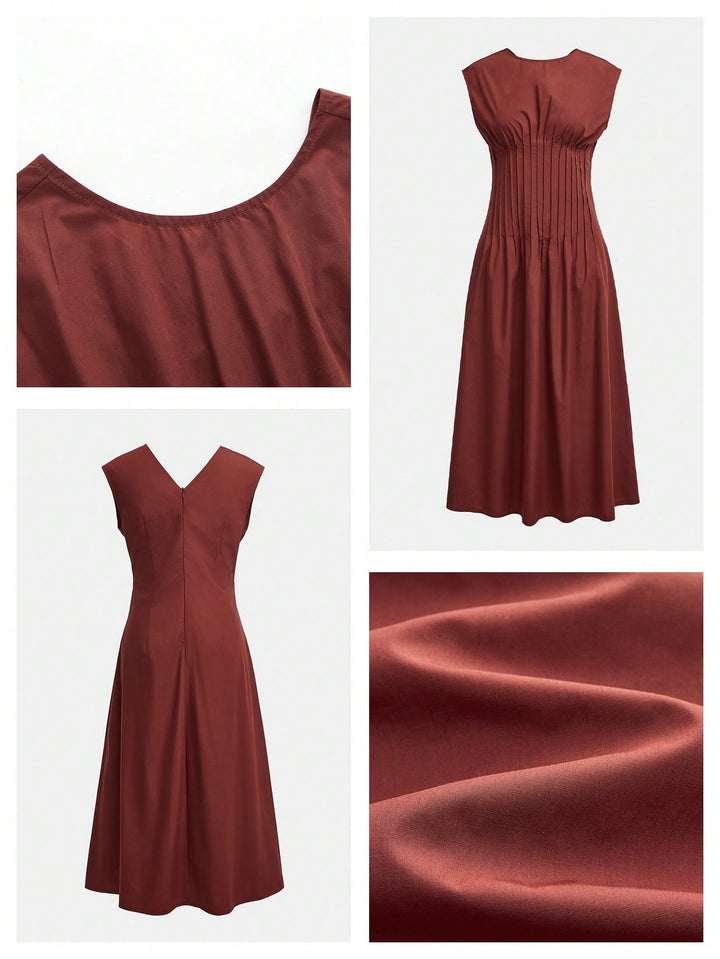 Rochie midi SHEIN, vișiniu
