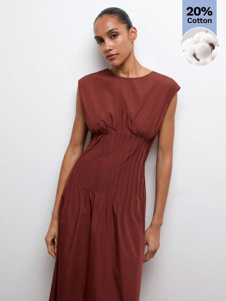 Rochie midi SHEIN, vișiniu