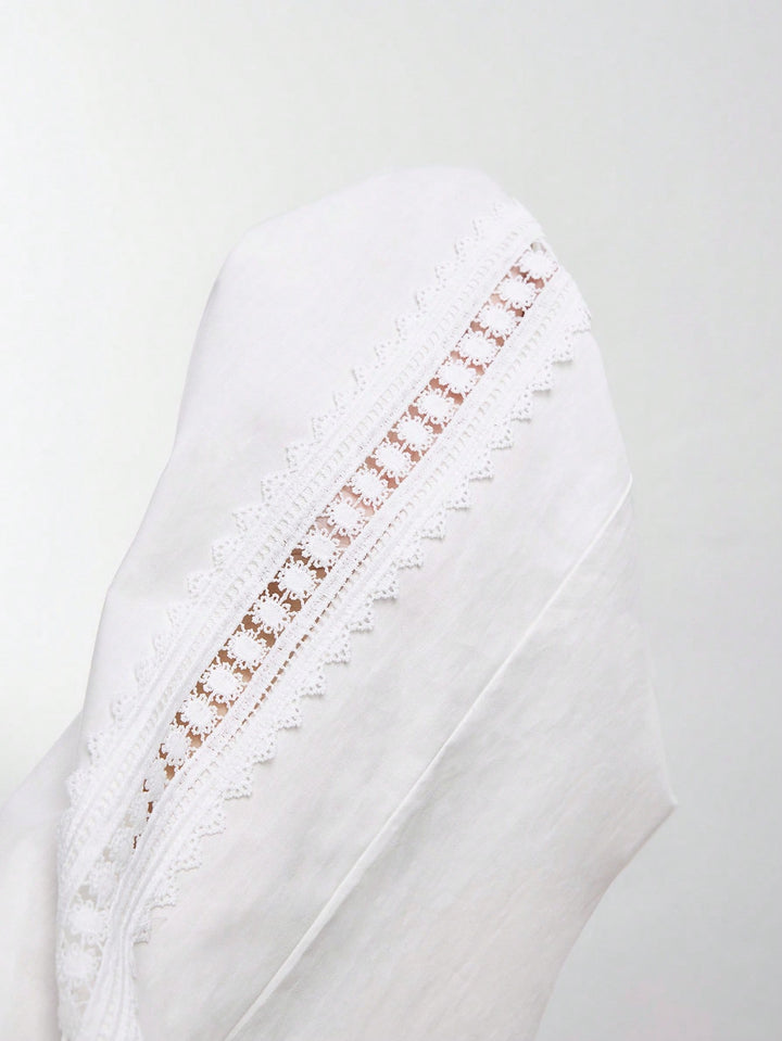 Pantaloni SHEIN, alb