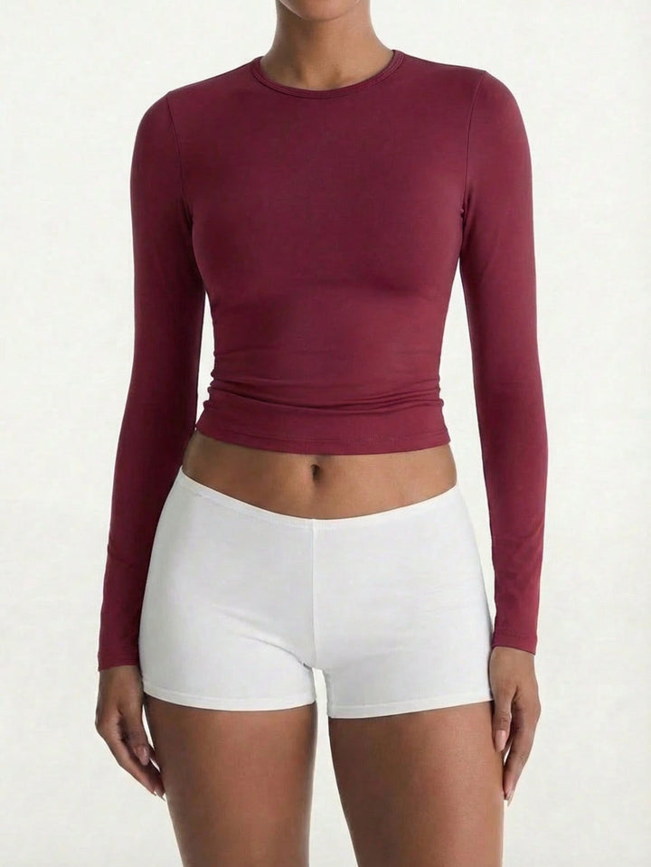 Tricou SHEIN, vișiniu
