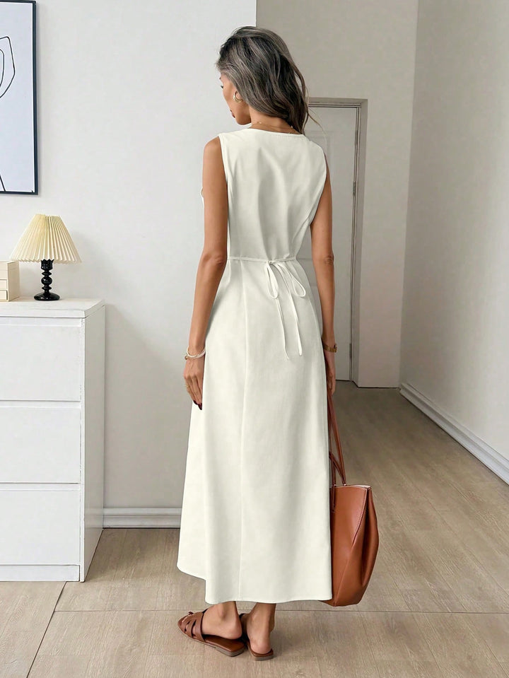 Rochie midi SHEIN, alb