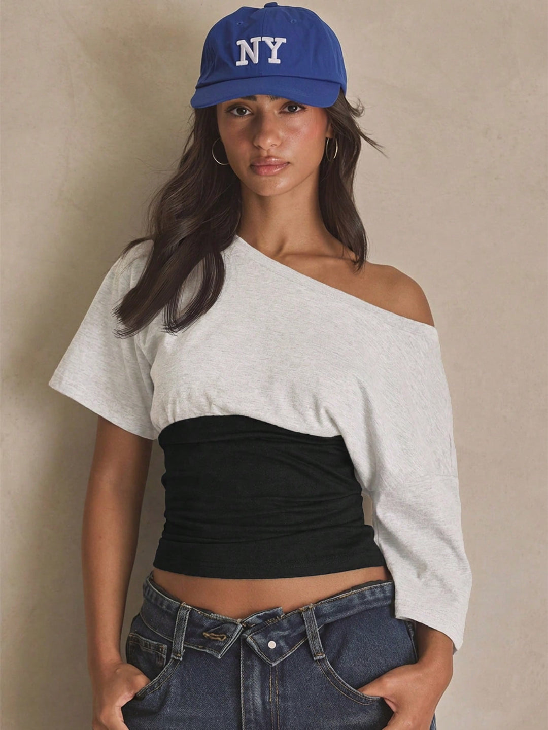 Top SHEIN, gri
