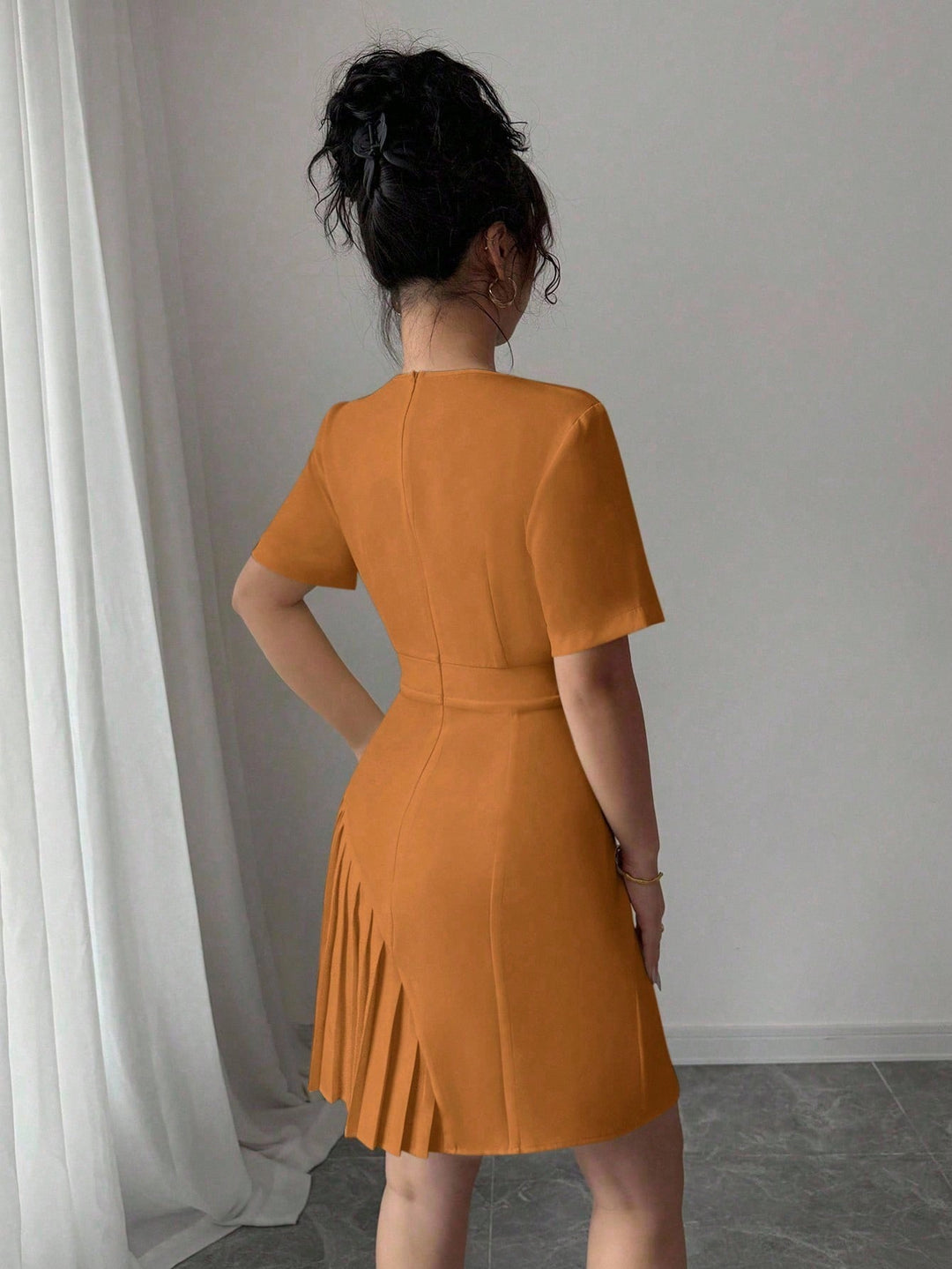 Rochie mini SHEIN, maro