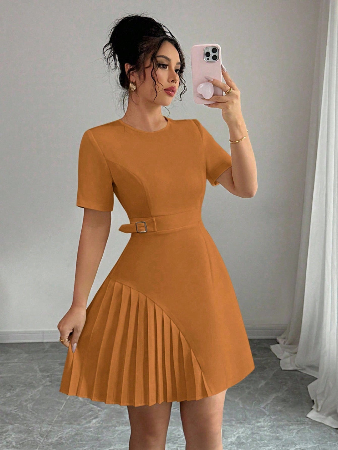 Rochie mini SHEIN, maro