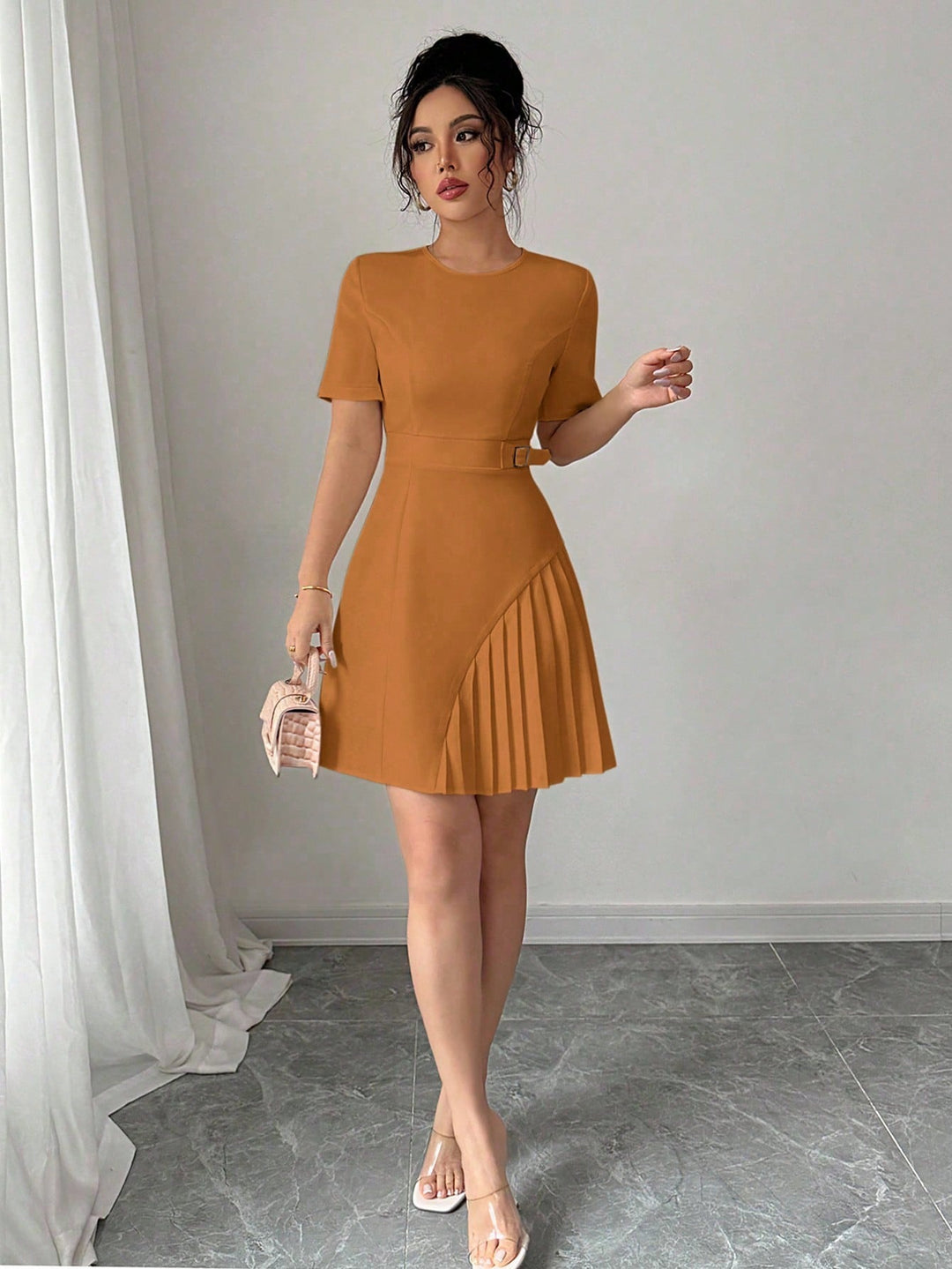 Rochie mini SHEIN, maro